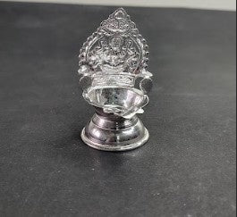 Pure Siver Kamakshi Diya 12gm - By Mahita Collections